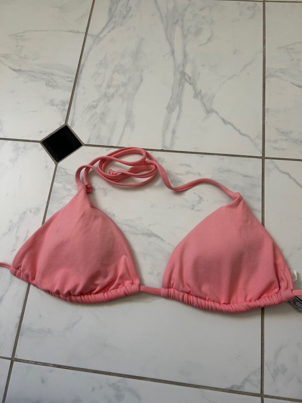 BECCA Pink Triangle Bikini Top
